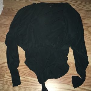 Green forever21 bodysuit